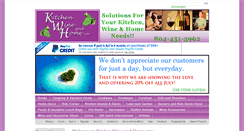 Desktop Screenshot of kitchenwineandhome.com